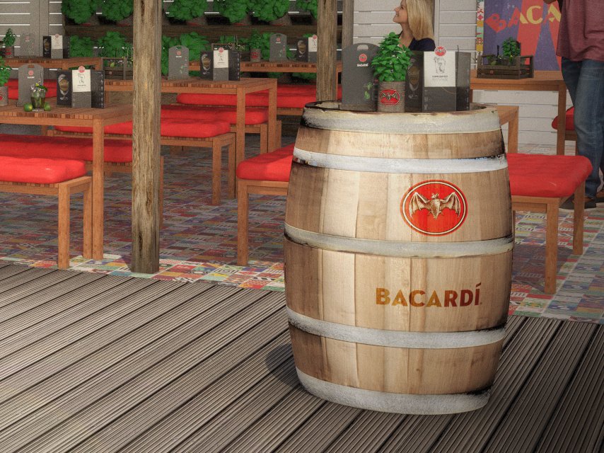 Bacardi-Lounge