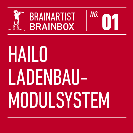 BRAINARTIST: Thumbnail der BrainBox Nummer 1 – „HAILO-Ladenbau-Modulsystem“