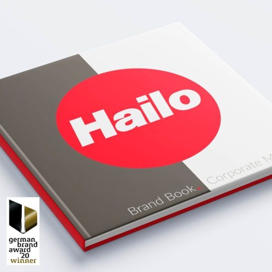 BRAINARTIST: Cover unseres Beweises über unseren Marken-Relaunch von HAILO; ausgezeichnet mit dem „German Brand Award 2020“