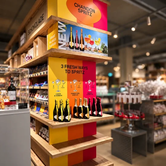 LVMH brand displays at Globus in Geneva, Basel and Zurich 1